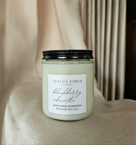 Blackberry Absinthe Soy Candle